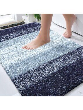 Extra Soft Microfiber Bathroom Rugs Mat 30x20, Absorbent & Quick-Dry Bath Mat